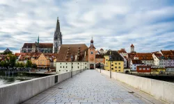 Brücke, Stadt, Gebäudebild