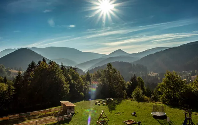 Wunderschöne Aussichten auf den Ferienort